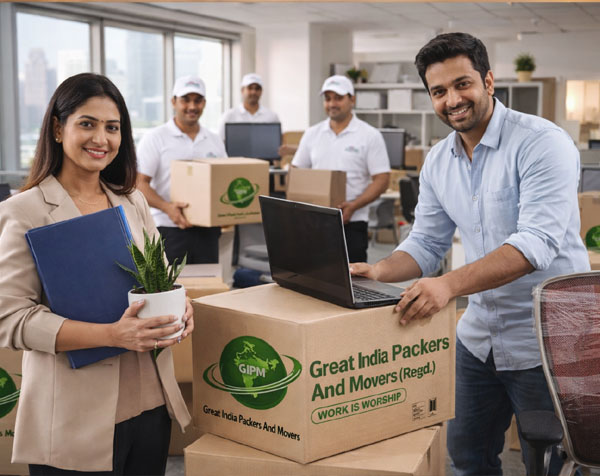 Packers and movers in Rudrapur handling office relocation and corporate shifting