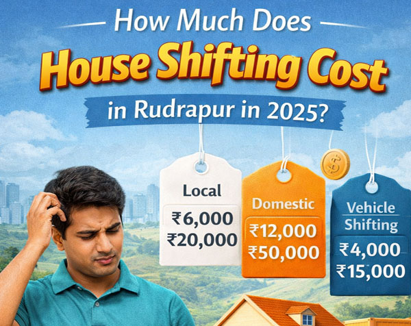 Packers and movers in Rudrapur house shifting cost and price guide 2025 blog